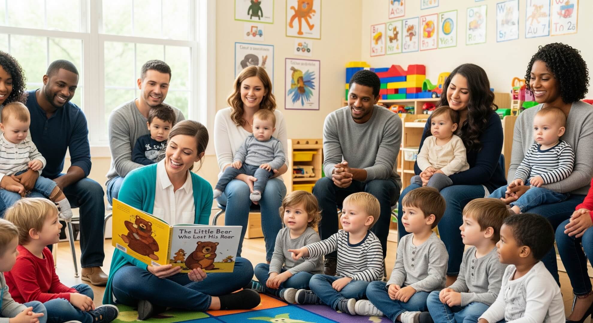 Toddler program with caring educator support
